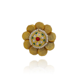 The Bloom Royale Gold Cocktail Ring