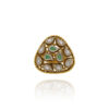 The Trinity Edge Gold Cocktail Ring