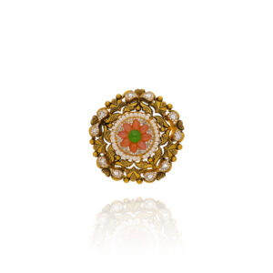 Opulent Bloom Gold Cocktail Ring