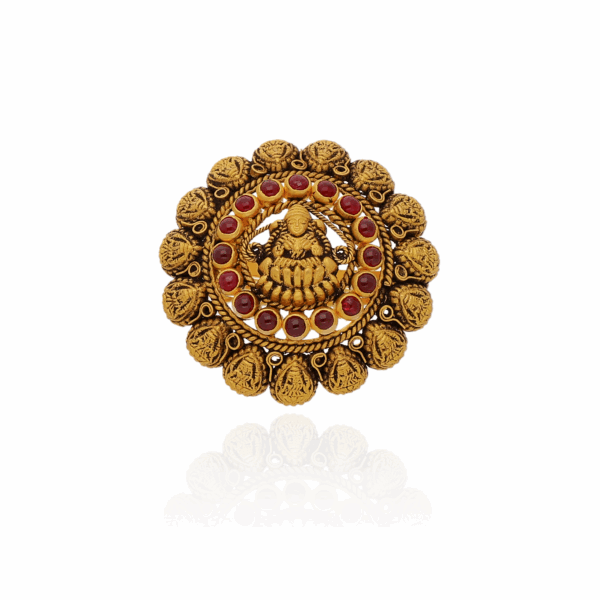 Divine Circles Gold Cocktail Ring
