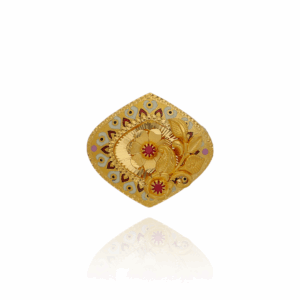 Ornate Opulence Gold Cocktail Ring