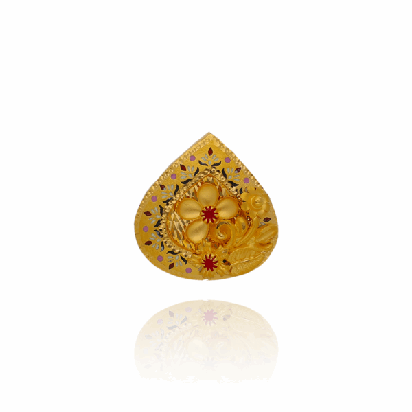Sculpted Shine Gold Cocktail Ring