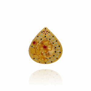 Royal Orbit Gold Cocktail Ring