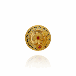 Sculpted Light Gold Cocktail Ring