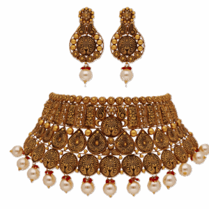 Heirloom Elegance Gold Choker Set