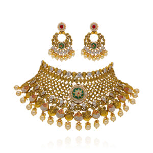 Divine Heritage Gold Choker Set
