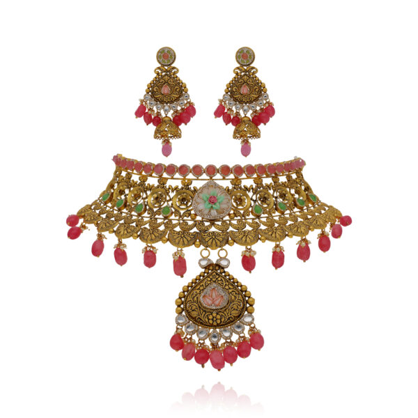 Ancestral Aura Gold Choker Set