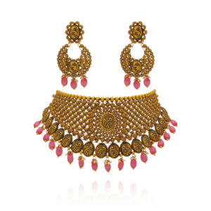 Ancient Grace Gold Choker Set