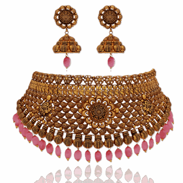 Timeless Royalty Gold Choker Set