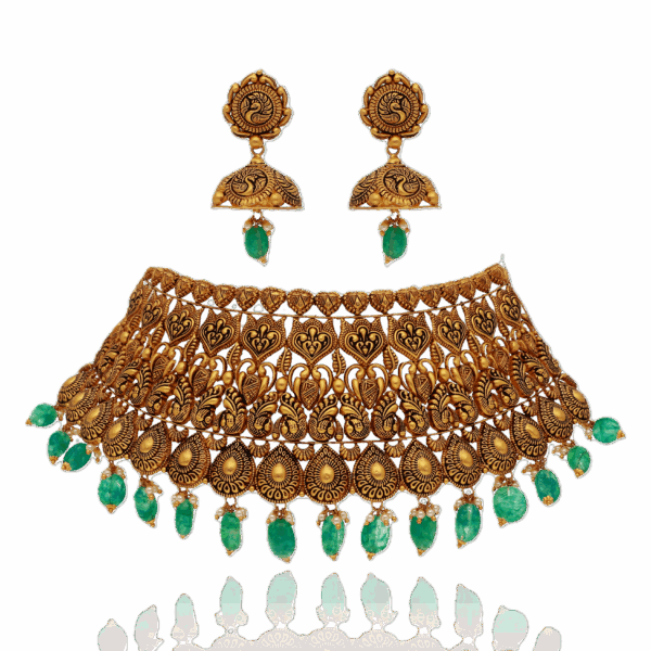 Regal Threads Gold Choker Set