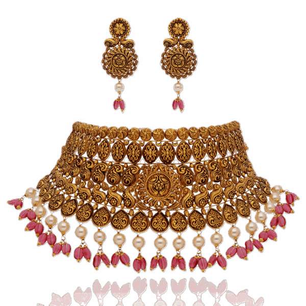 Ancestral Grandeur Gold Choker Set