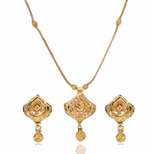 The Sunlit Glow Gold Chain Set for Women