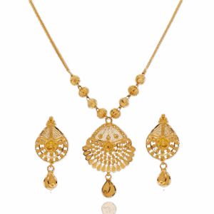 Gilded Grace Gold Chain Set for Women