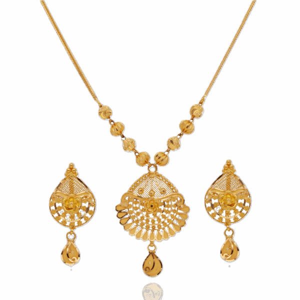 Gilded Grace Gold Chain Set for Women