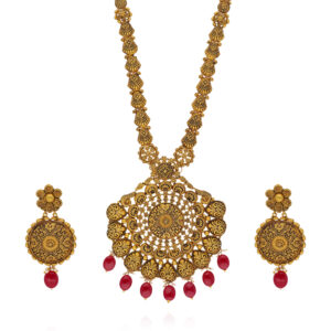 The Heritage Flow Gold Long Set