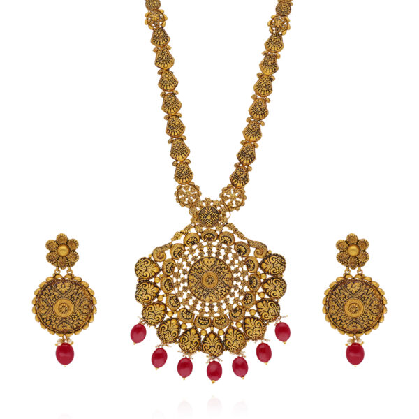 The Heritage Flow Gold Long Set
