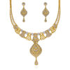 The Radiance Line Gold Necklace Set