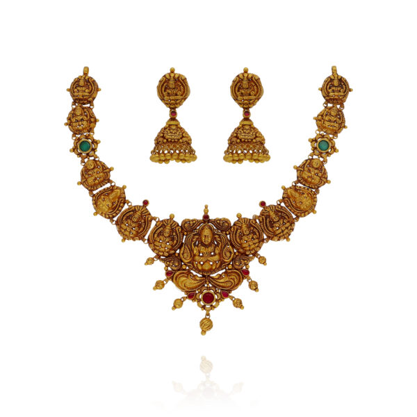 Timeless Temple Gold Necklace Set