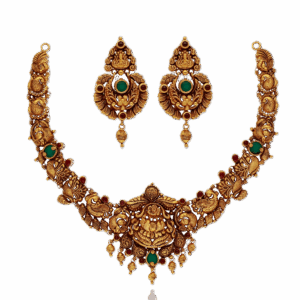 The Glow of Divinity Gold Necklace Set