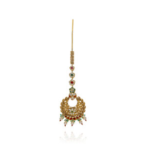 Crown of Heritage Gold Maang Tikka