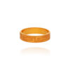 Classic Forge Gold Ring for Men