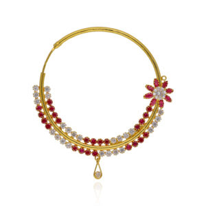 The Colorburst Gold Bridal Nath