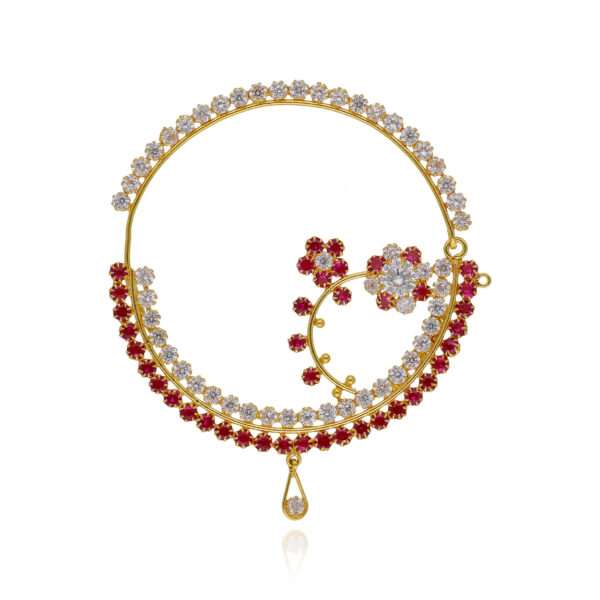 The ColorGlow Gold Bridal Nath