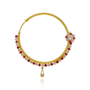 Celestial Spectrum Gold Bridal Nath