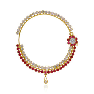 ColorAura Gold Bridal Nath