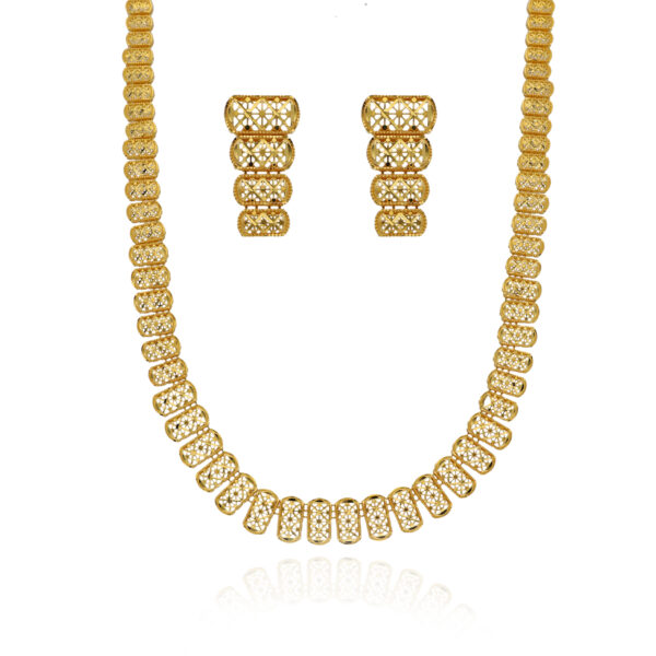 Radiant Harmony Gold Necklace Set