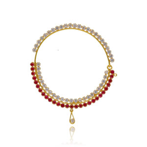 Heirloom Halos Gold Bridal Nath