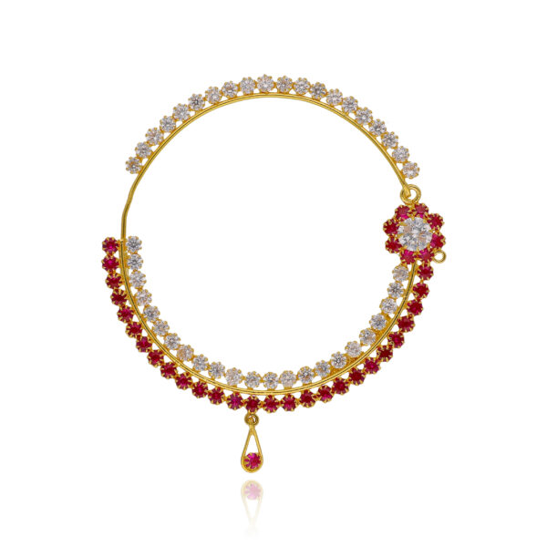 Auric Allure Gold Bridal Nath